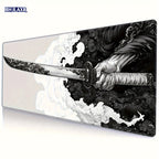 Tapis de souris gaming motif sabre de samouraï japonais - XXL étendu