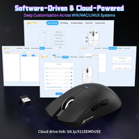 Souris gaming ATTACK SHARK X11SE - Légère (59 g)