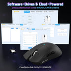 Souris gaming ATTACK SHARK X11SE - Légère (59 g)