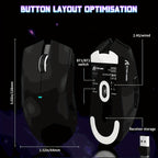 Souris gaming ATTACK SHARK X11SE - Légère (59 g)