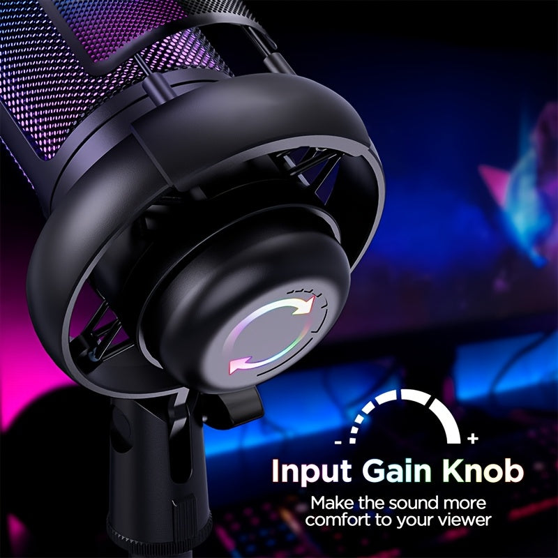 Microphone à condensateur USB-C - Streaming et Podcast