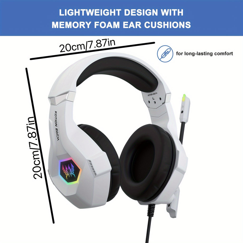 Casque de jeu KOTION EACH GS450 - Son surround RGB 7.1