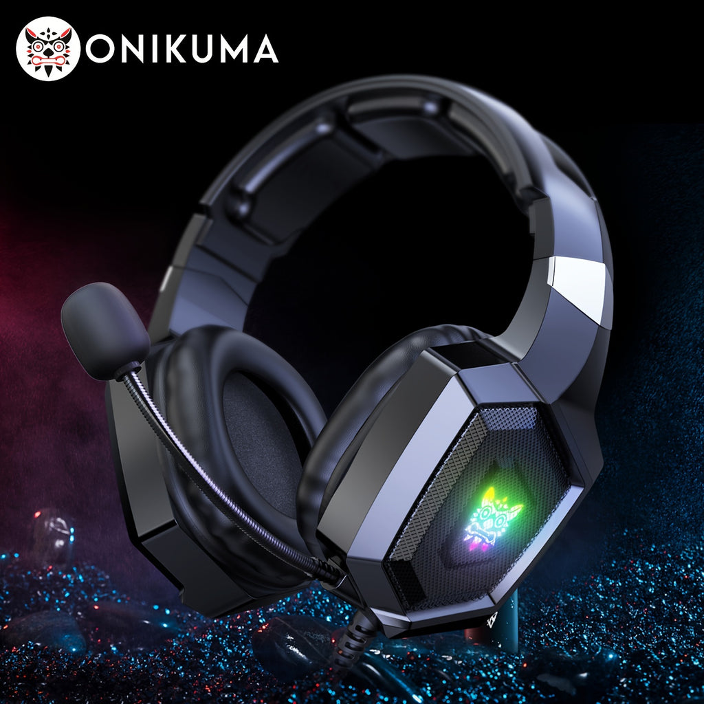 Casque de jeu filaire ONIKUMA K8 avec microphone pour PC, PUBG