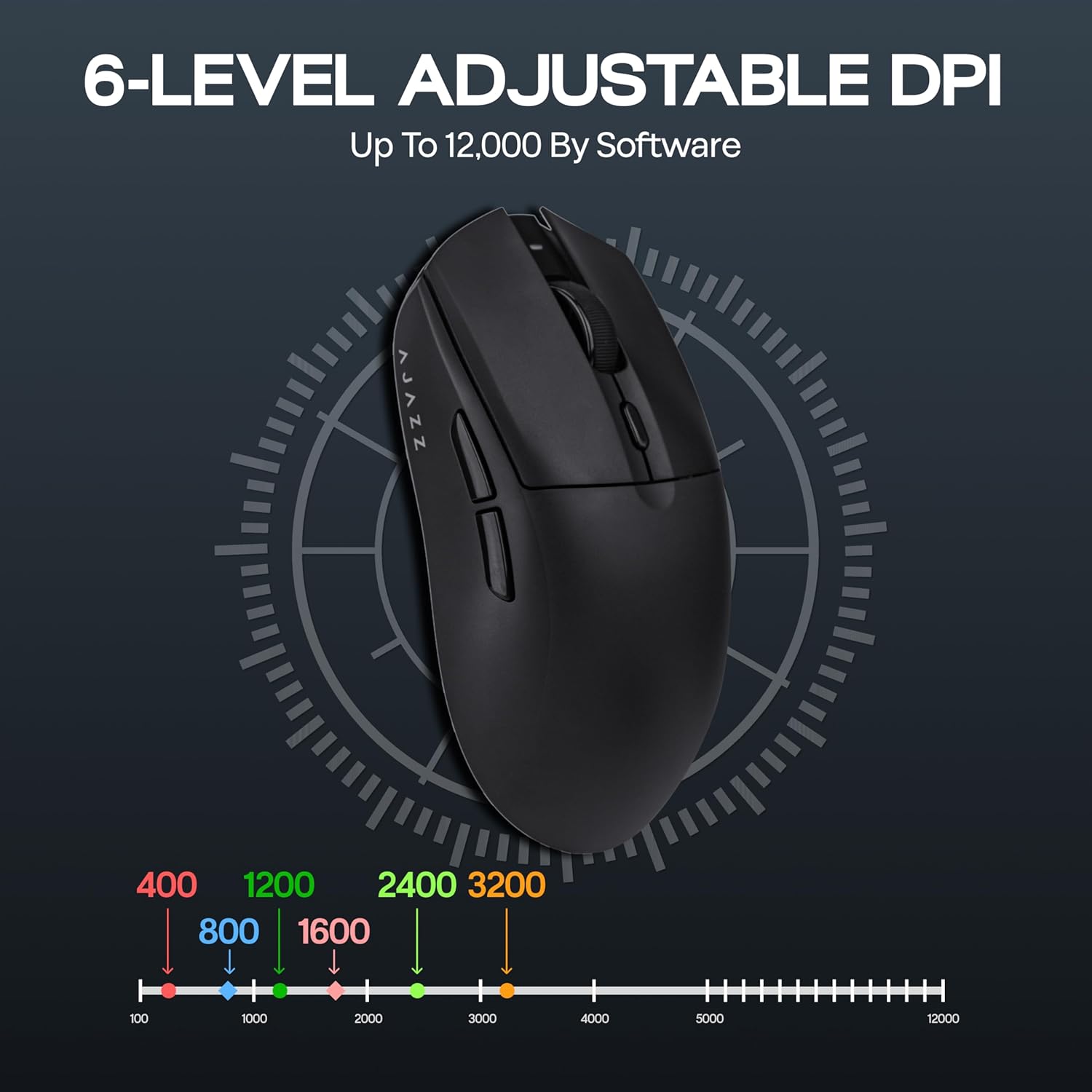 Souris gaming AJAZZ AJ139 V2 avec station de charge RGB