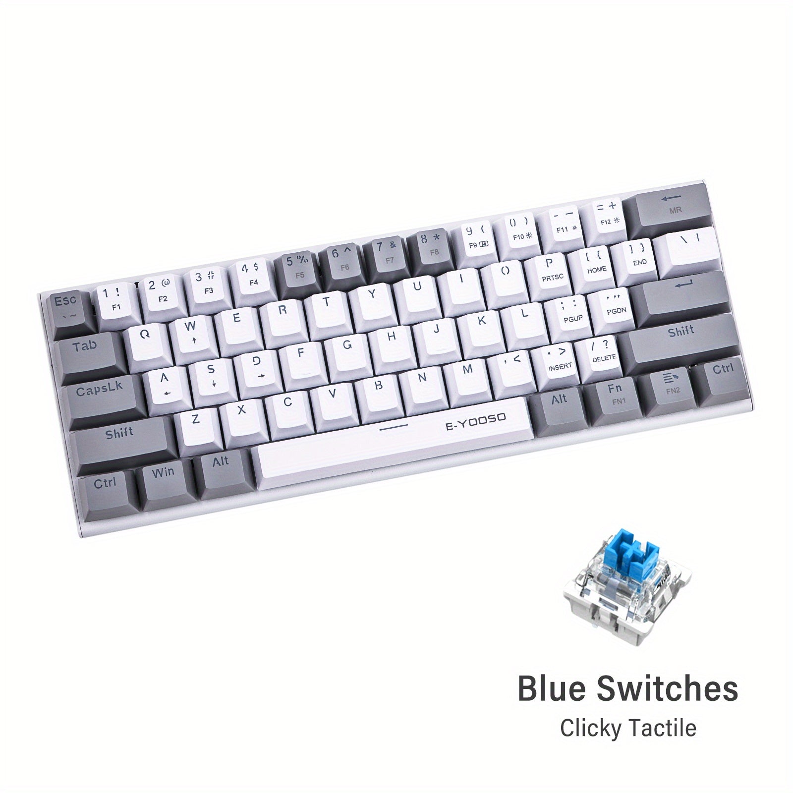 E-YOOSO Z11 Mechanical Keyboard 60% - LED Backlit