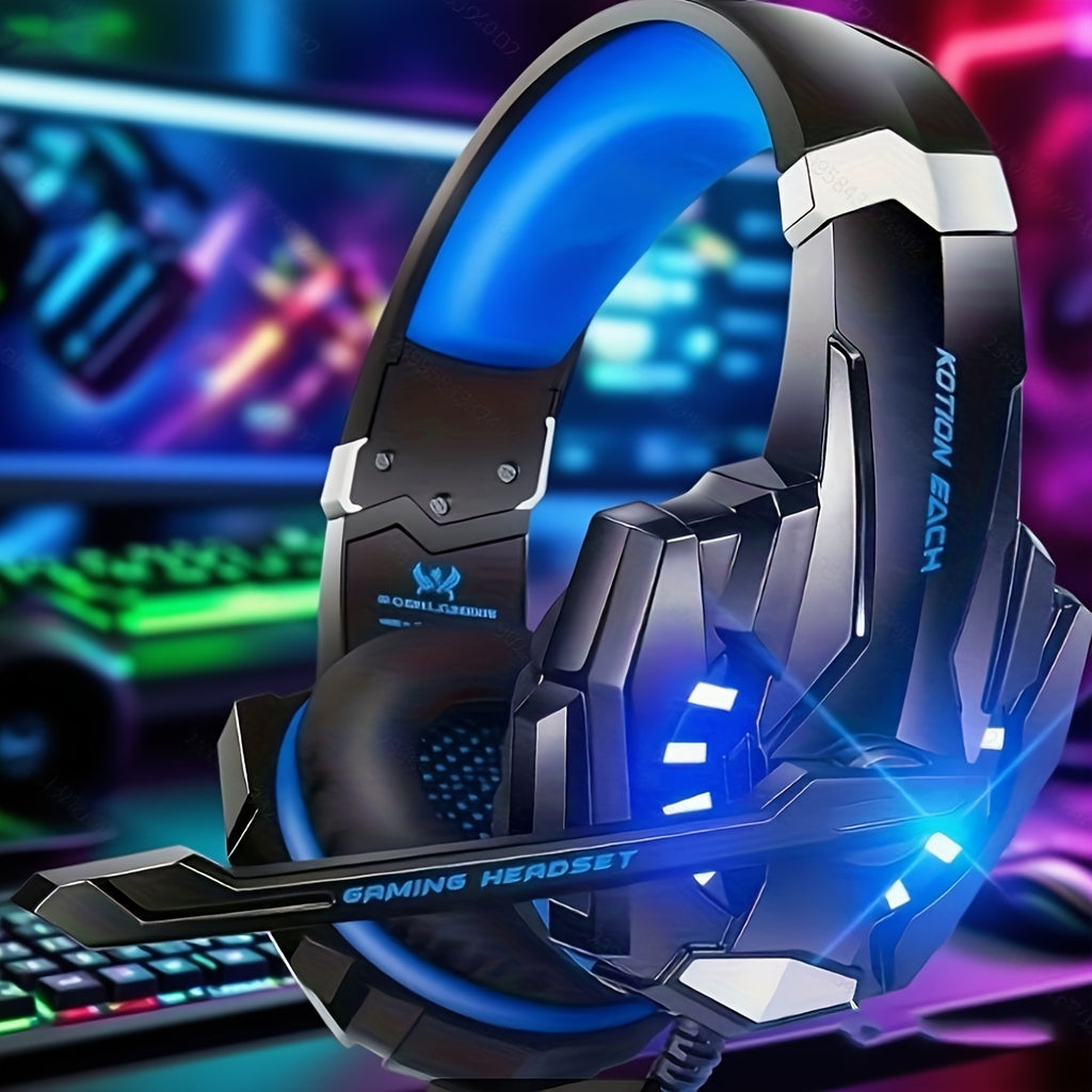 Casque de jeu LED G9000 - Mousse à mémoire de forme et son surround