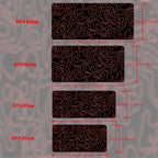 Tapis de souris gaming géométrique abstrait - Design moderne aux lignes épurées