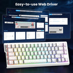 Clavier de jeu magnétique ATTACK SHARK X68HE - 8 kHz