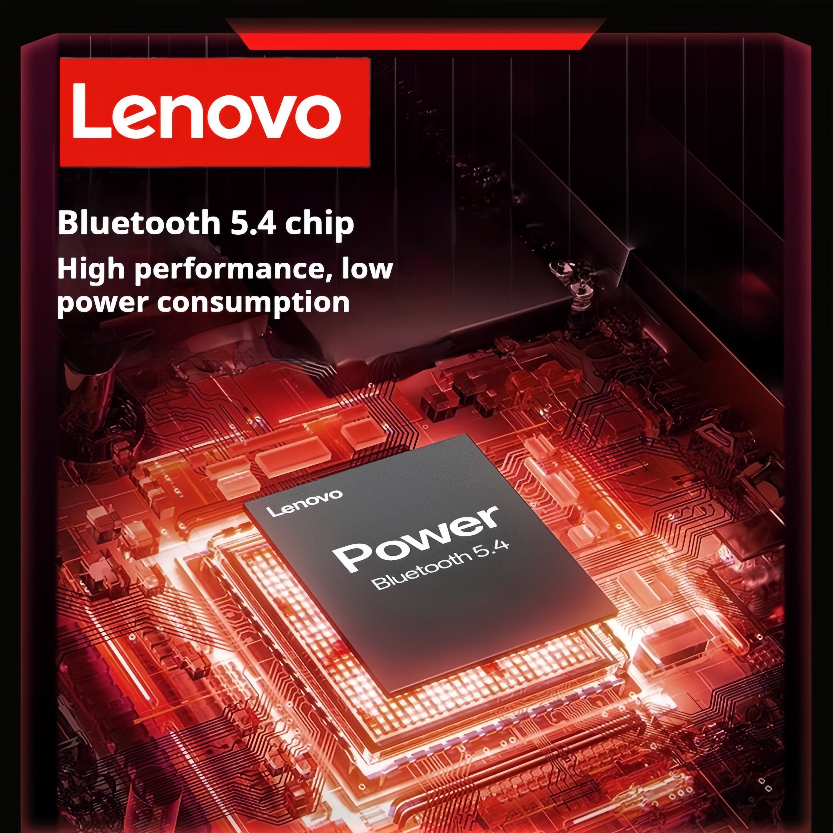 Écouteurs de jeu sans fil Lenovo EH140 - Basses à faible latence