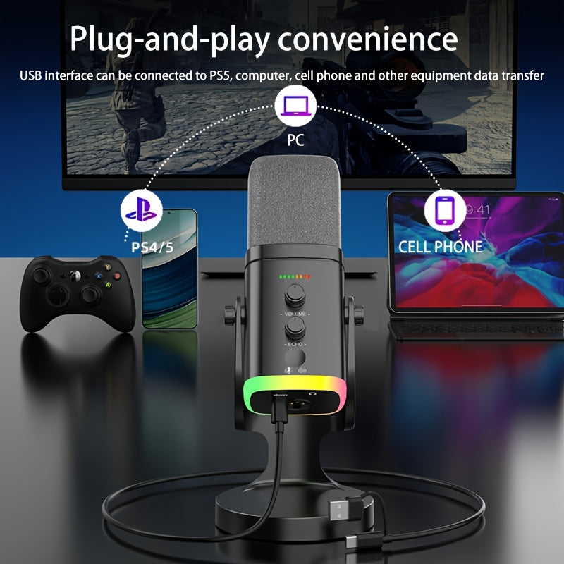 Microphone dynamique XLR/USB – Streaming et Gaming