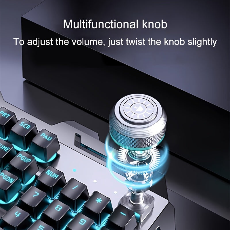 Clavier de jeu EWEADN 104 touches - Molette rétroéclairée par LED