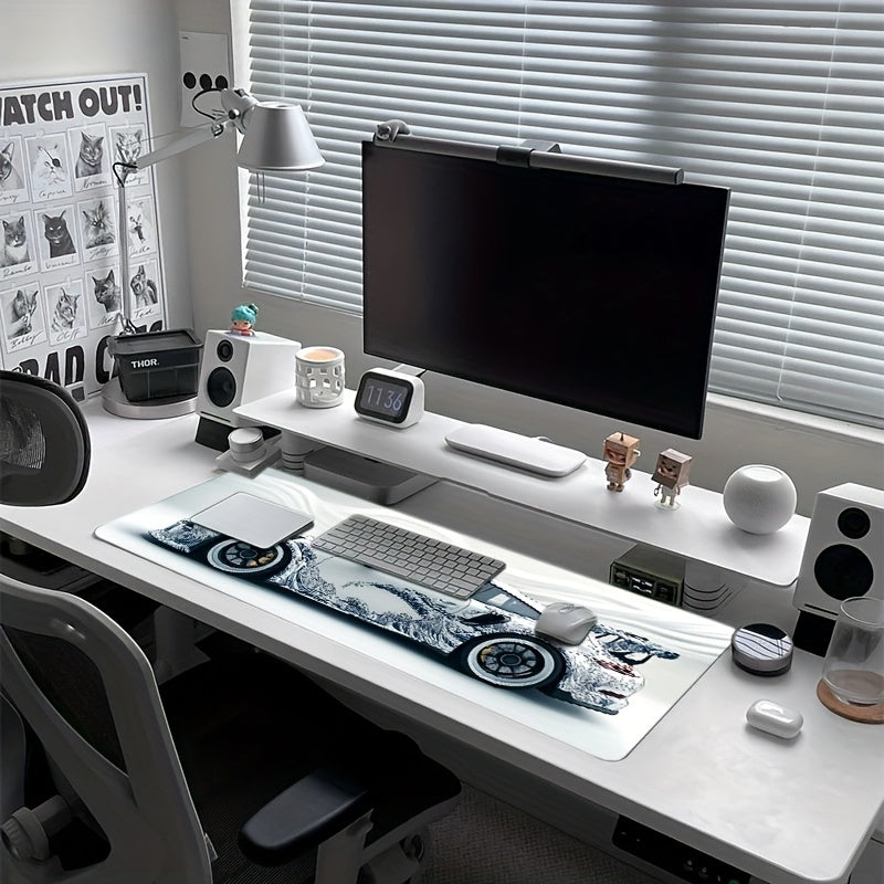 Ukiyo-e Gaming Mouse Pad - Japanese Art Extended Desk Mat