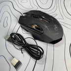 HXSJ T300 Wireless Mouse - 7 Buttons RGB