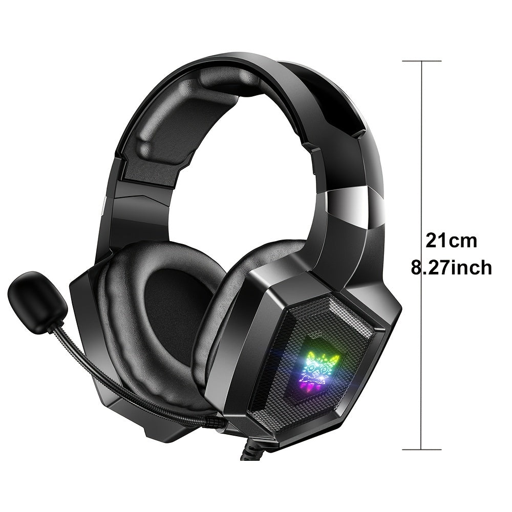 Casque de jeu filaire ONIKUMA K8 avec microphone pour PC, PUBG