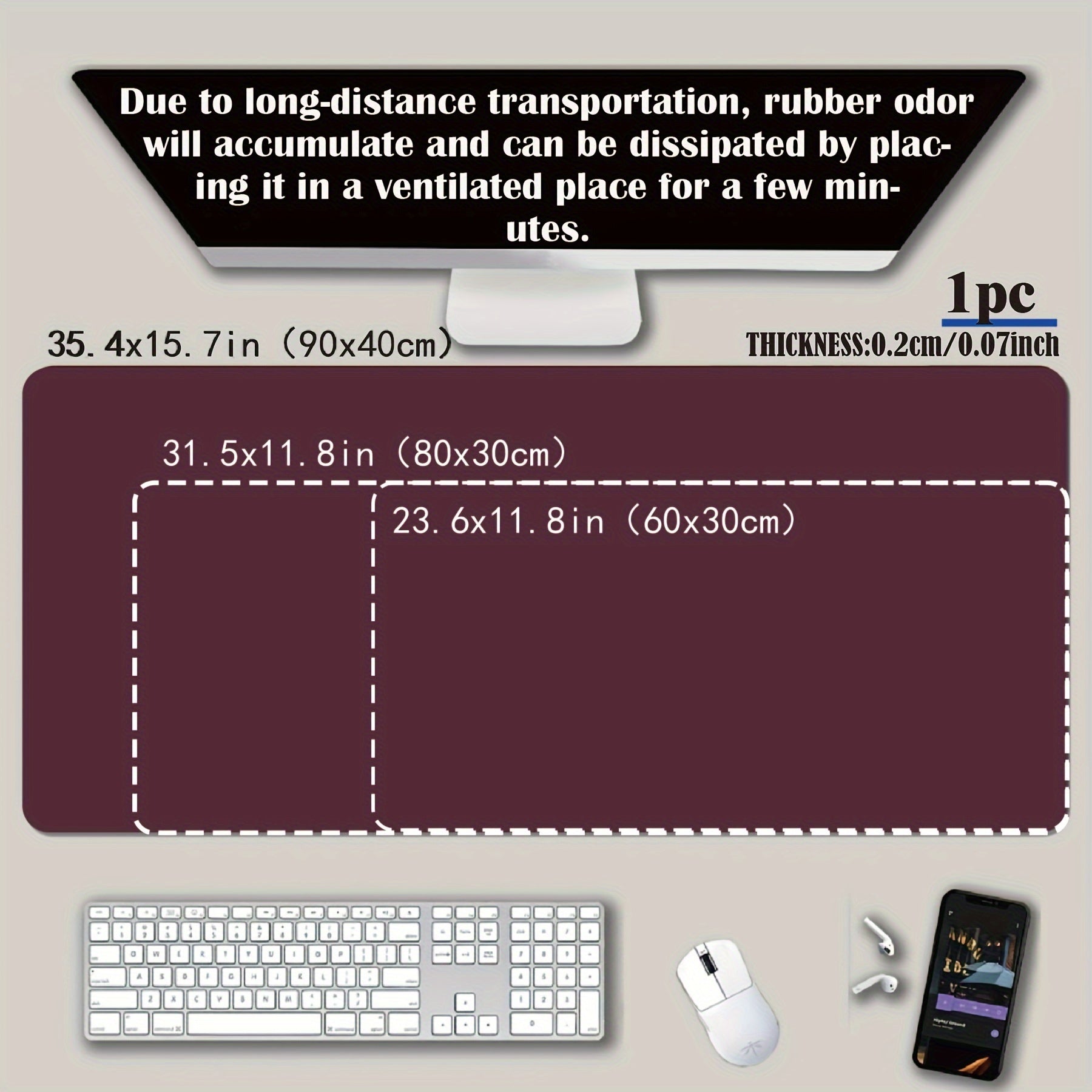 Tapis de souris de jeu Ukiyo-e - Tapis de bureau étendu d'art japonais