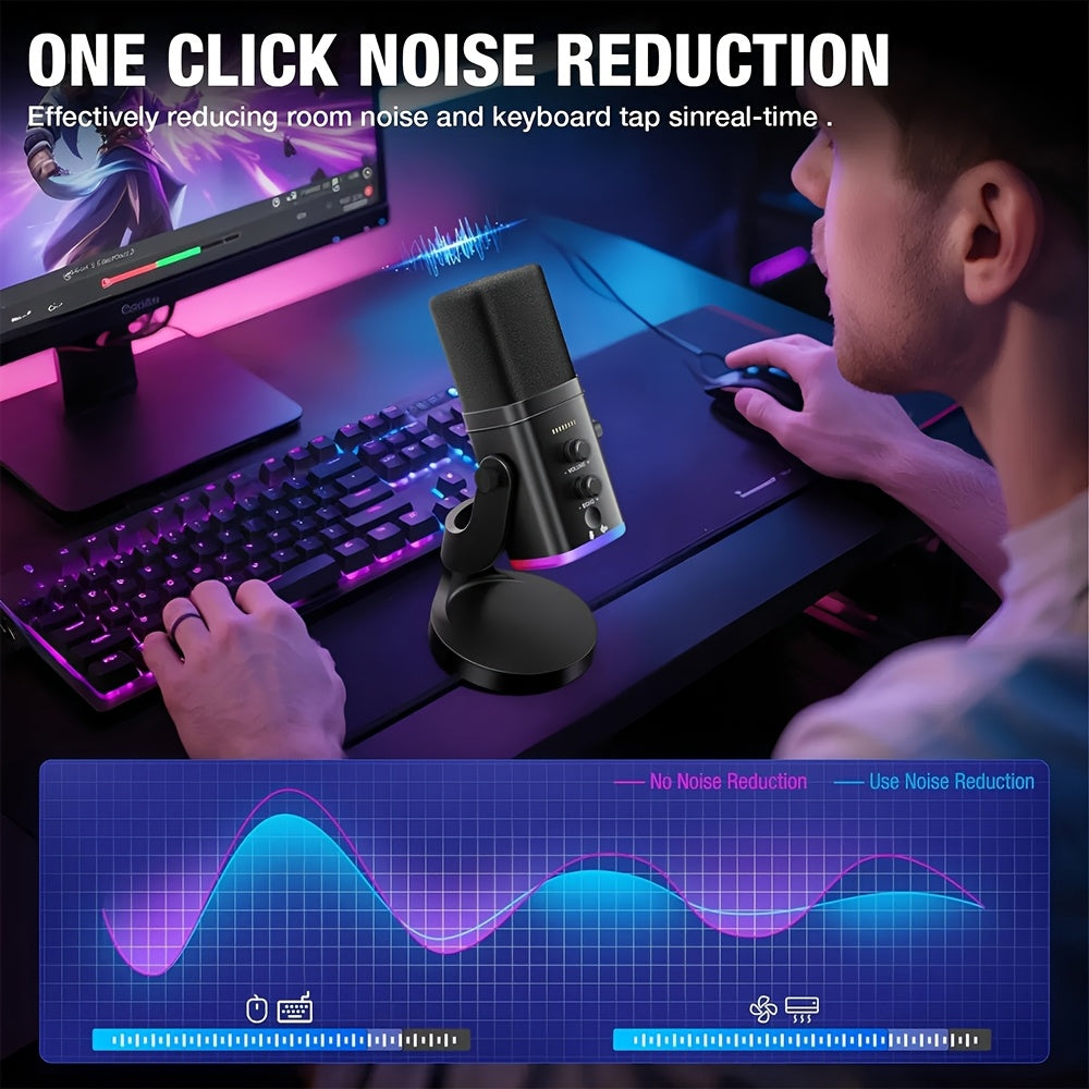 Microphone dynamique XLR/USB – Streaming et Gaming