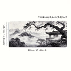 Tapis de souris gaming à l'encre de Chine - Art du pavillon ancien