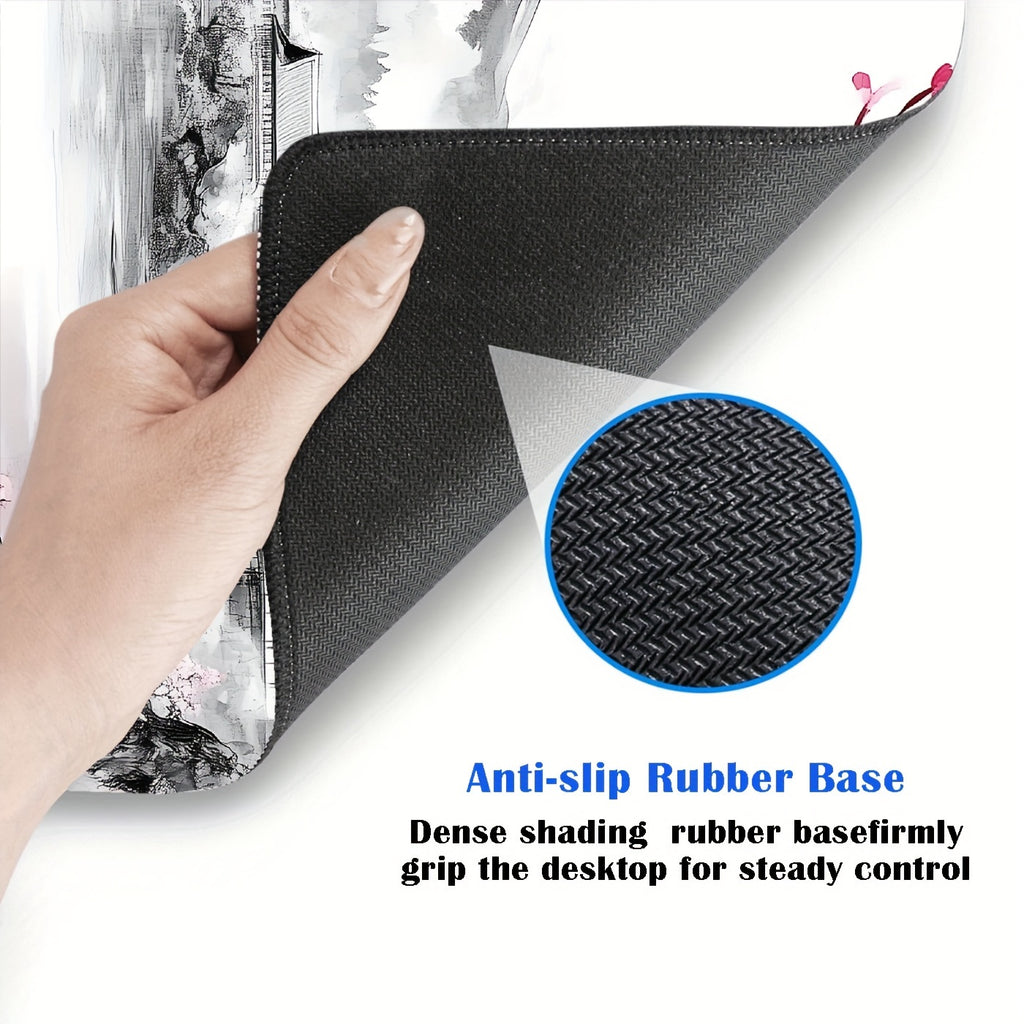 Tapis de souris Mont Fuji Fleurs de cerisier - Format XXL étendu (Japon)