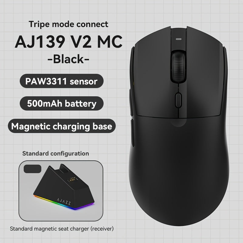 AJAZZ AJ139 V2 Gaming Mouse with RGB Charging Dock