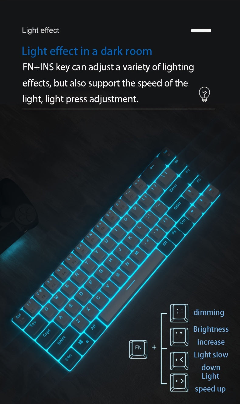 Clavier mécanique MAGEGEE MK-BOX - 68 touches LED