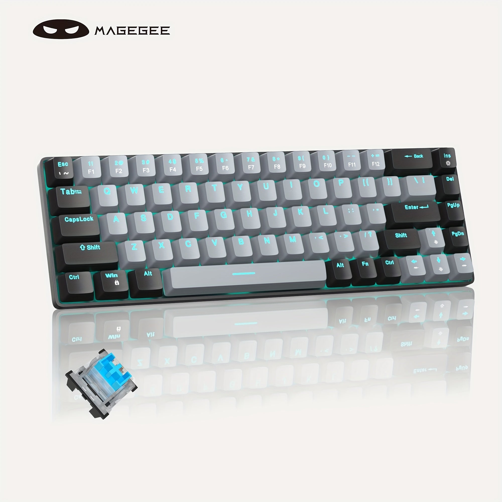 MAGEGEE MK-BOX Mechanical Keyboard - 68 Keys LED