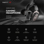 Casque de jeu HAVIT 53 mm - Cuir et son surround