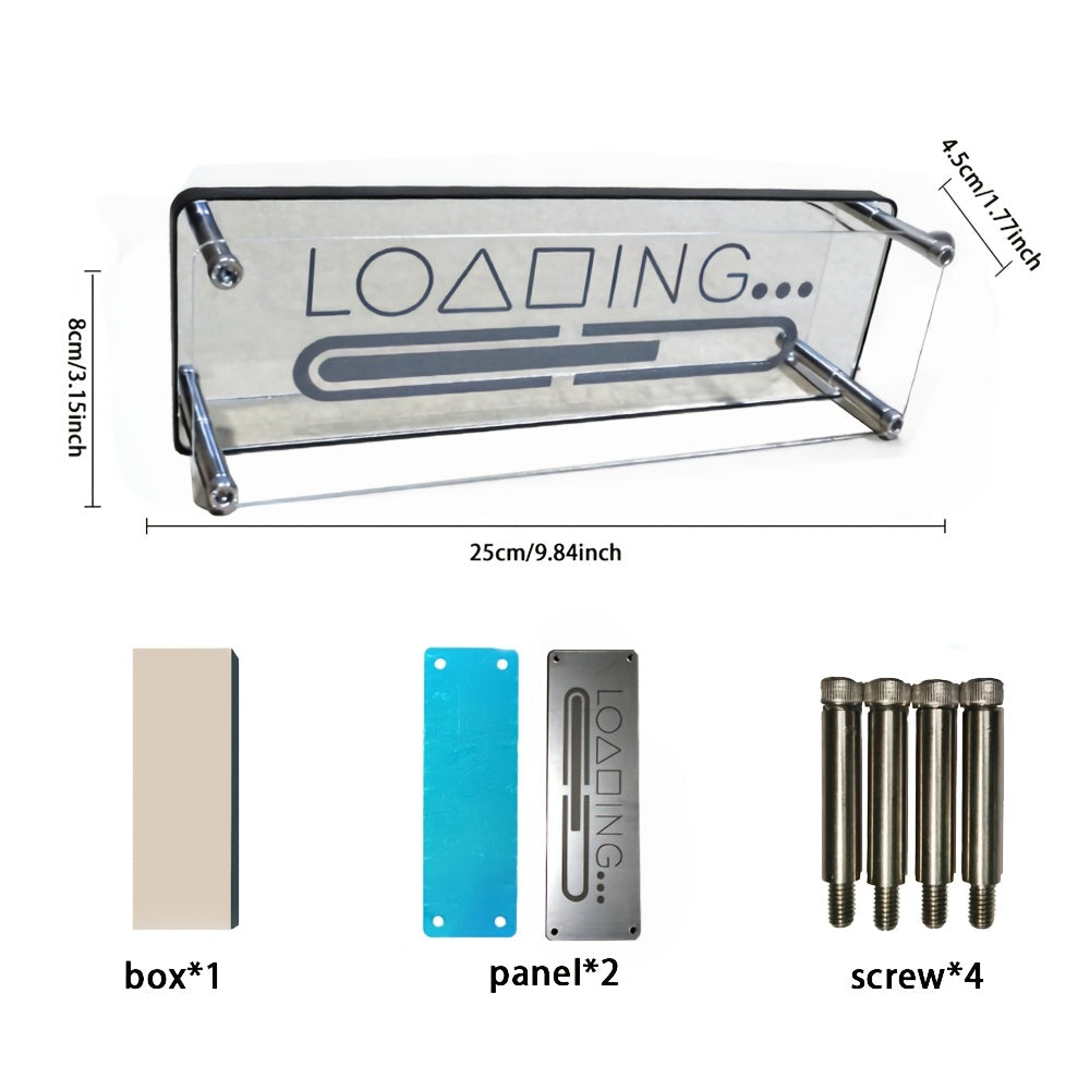 CHARGEMENT - Lampe de bureau de jeu RVB miroir infini 3D