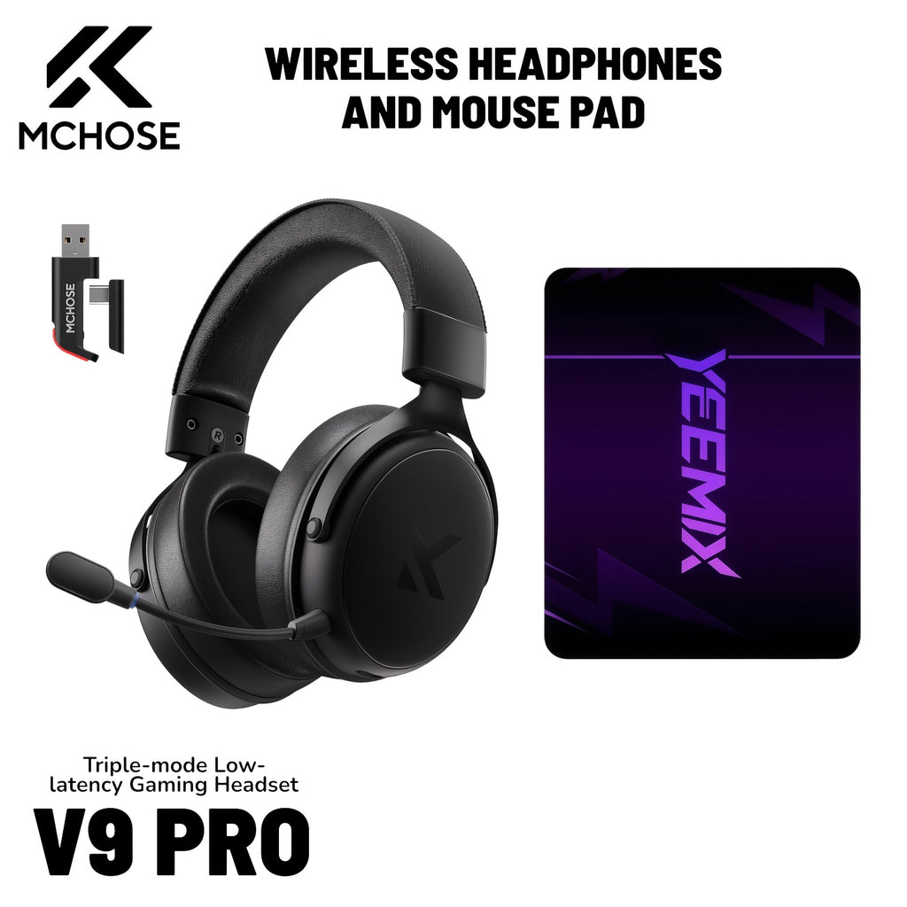 Casque de jeu sans fil MCHOSE V9PRO - Son surround 7.1