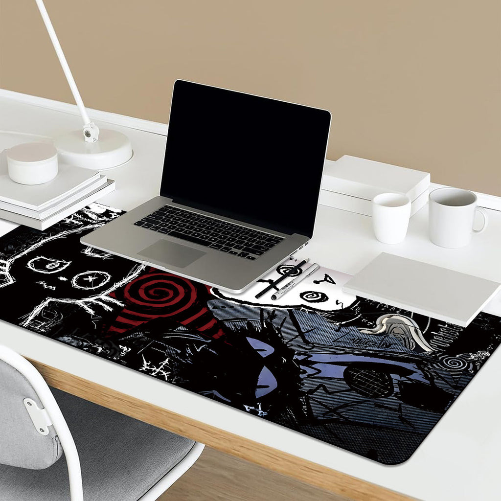 Tapis de souris gaming chat anime gothique - Crâne punk étendu
