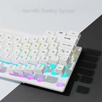 Clavier de jeu silencieux EWEADN - 104 touches LED